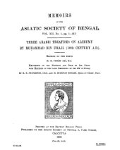 book Three Alchemical Treatises by Muhammad Ibn Umail