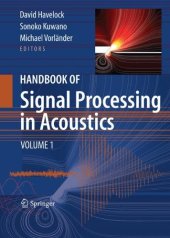 book Handbook of Signal Processing in Acoustics