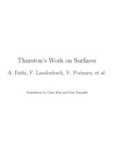 book Thurston’s work on surfaces