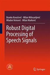 book Robust Digital Processing of Speech Signals