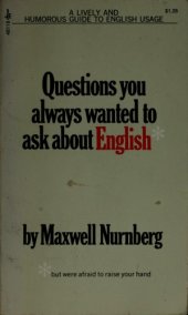 book Questions you always wanted to ask about English but were afraid to raise your hand