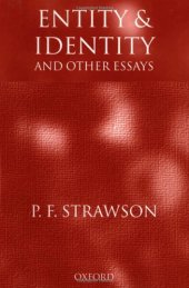 book Entity and Identity: And Other Essays