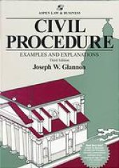 book Civil procedure : examples and explanations