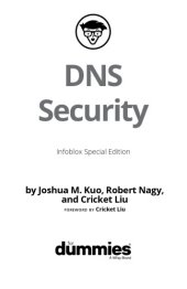 book DNS Security for Dummies [Infoblox special edition]