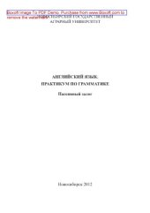 book Английский язык. Практикум по грамматике. Пассивный залог