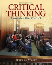 book Critical Thinking: Consider the Verdict