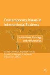 book  Contemporary Issues in International Business: Institutions, Strategy and Performance