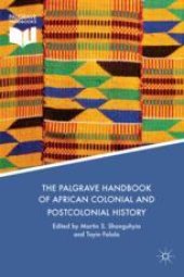 book The Palgrave Handbook of African Colonial and Postcolonial History