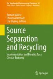 book  Source Separation and Recycling: Implementation and Benefits for a Circular Economy