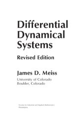 book Differential Dynamical Systems