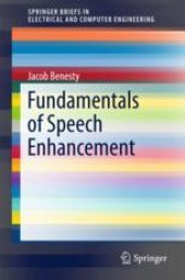 book  Fundamentals of Speech Enhancement