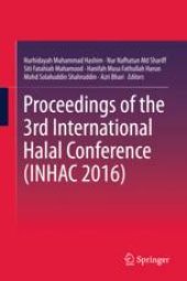 book  Proceedings of the 3rd International Halal Conference (INHAC 2016) 