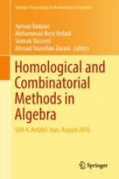 book  Homological and Combinatorial Methods in Algebra: SAA 4, Ardabil, Iran, August 2016