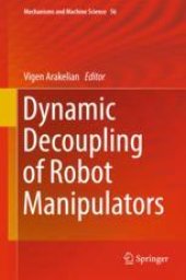 book  Dynamic Decoupling of Robot Manipulators