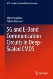 book  5G and E-Band Communication Circuits in Deep-Scaled CMOS