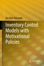 book  Inventory Control Models with Motivational Policies