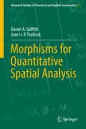 book  Morphisms for Quantitative Spatial Analysis