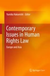 book  Contemporary Issues in Human Rights Law: Europe and Asia