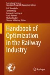 book Handbook of Optimization in the Railway Industry