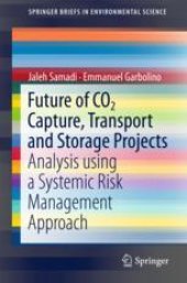 book  Future of CO2 Capture, Transport and Storage Projects: Analysis using a Systemic Risk Management Approach