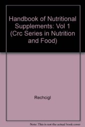 book CRC handbook of nutritional supplements vol II Agricultural Use