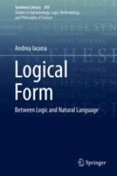 book  Logical Form: Between Logic and Natural Language