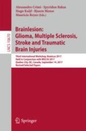 book  Brainlesion: Glioma, Multiple Sclerosis, Stroke and Traumatic Brain Injuries: Third International Workshop, BrainLes 2017, Held in Conjunction with MICCAI 2017, Quebec City, QC, Canada, September 14, 2017, Revised Selected Papers