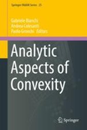 book  Analytic Aspects of Convexity