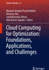 book  Cloud Computing for Optimization: Foundations, Applications, and Challenges