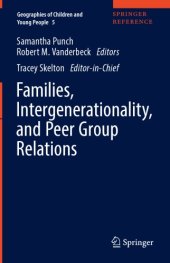 book Families, Intergenerationality, and Peer Group Relations