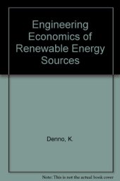 book Engineering economics of alternative energy sources