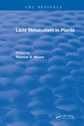 book Lipid Metabolism in Plants