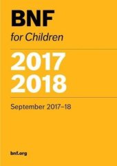 book BNF for Children (BNFC) 2017-2018