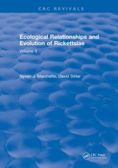 book Ecological relationships and evolution of the rickettsiae. Vols II