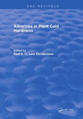 book Advances in Plant Cold Hardiness