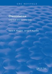 book CHEMOMETRICS;CHEMICAL AND SENSORY DATA