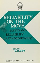 book Reliability on the move : safety and reliability in transportation