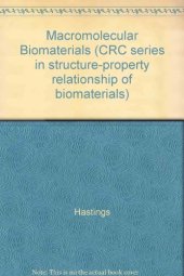 book Macromolecular biomaterials