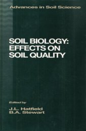 book Soil biology: effects on soil quality