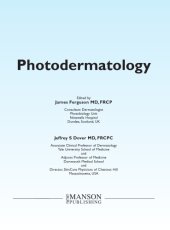 book Photodermatology