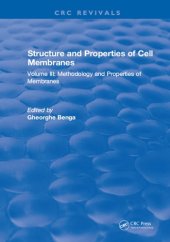 book Structure and properties of cell membranes vol III Methodology and Properties of Membranes