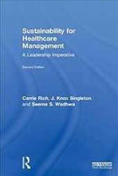 book Sustainability for healthcare management : a leadership imperative