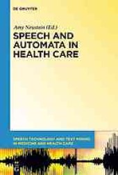 book Speech and automata in health care