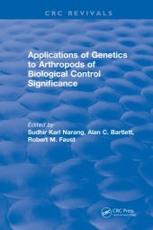 book Applications of genetics to arthropods of biological control significance