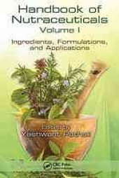 book Handbook of nutraceuticals