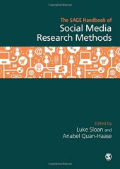 book The SAGE Handbook of Social Media Research Methods