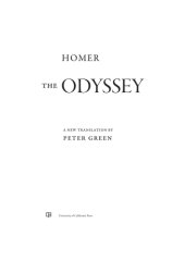 book The Odyssey: A New Translation by Peter Green