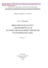 book Практикум по курсу «Экономическая и социальная (общественная) география России». Часть 1