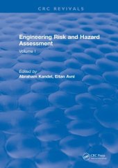 book Engineering Risk and Hazard Assessment, Vol. 1