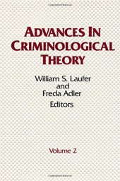 book Advances in Criminological Theory: Volume 2